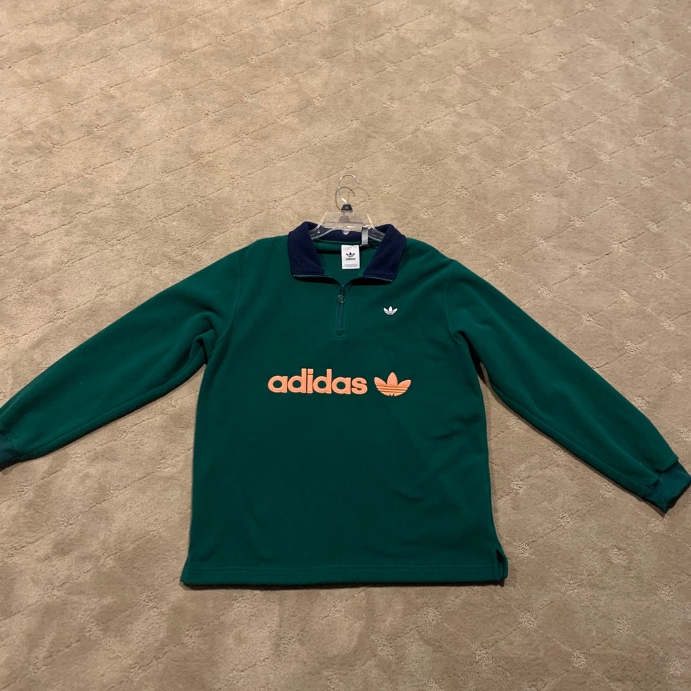 Zip up fleece sweatshirt